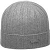 Melegari Berretto di maglia beanie Belluno | 100% cashmere riciclato | recycled and sustainable cashmere | Ecologico ed economico | leggero 50 grammi | Made in Italy (IT, Numero, 54, 63, Grigio chiaro)