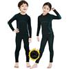 NOOYME Intimo Termico Bambino Biancheria Intima Termica Bambina Pantaloni e Maglia Termica Traspirante Asciugatura Rapida per Sci Corsa Calcio