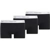 Calvin Klein, Men's, Trunk 3Pk 000NB3963A, Black (Black, Black, Black), XL
