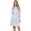 SNELLY Camicia da Notte Estivo Donna Cotone,CL480