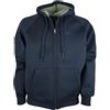 BE BOARD Giacca Felpa Termica con Cappuccio Unisex Taglie Forti Articolo U42 CONF