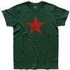 3stylershop T-Shirt Uomo Stella Rossa Vintage - Red Star