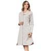 SNELLY Camicia da Notte Autunno Inverno Donna Caldo Cotone Interlock, CL507