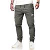 VMSUCIJ Pantaloni da Lavoro Uomo Cotone Pantaloni Tuta con Elastico in Vita con Tasche Pantaloni da Sci e da Trekking