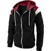 Generic Felpe con cappuccio da uomo foderate in pile autunno inverno maglioni da uomo a blocchi di colore felpe invernali con tasche slim fit pullover a maniche lunghe alla moda pullover da palestra maglione