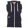 SADISRLS PAYPER Boxer+ Felpa da Donna con Cappuccio Senza Maniche 80% Cotone 20% Poliestere Tasche a Marsupio Smanicato Sportivo