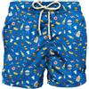 Saint Barth Boxer Mare Mc2 BBQ King (IT, Testo, XXL, Regular, Regular, Standard, Azzurro)