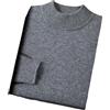 Vsadsau Pullover maglione da uomo in 100% cashmere con collo a lupetto maglione business casual a maniche lunghe magliette, L