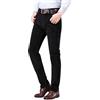 Generisch Pantaloni da uomo in velluto a coste con vestibilità classica, foderati, elasticizzati, elasticizzati, per autunno e inverno, casual, per il tempo libero, per autunno e inverno, casual