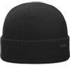 Melegari Berretto di Maglia | US Watch cap Delta | Pura Lana | Unisex | Autunno Inverno (Nero)