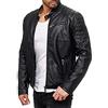RED BRIDGE Giacca in pelle sintetica da uomo Giubbotto in similpelle Casual Stile Biker