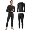 Homord Intimo Termico Uomo, Tuta Termica Invernale Maglia Manica Lunga e Pantaloni | Completo caldo e traspirante Funzionale Set, ideale come primo strato per sci, ciclismo, corsa e training
