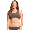 DANISH ENDURANCE Reggiseno Senza Ferretto in Fibra di bambù, Intimo Donna Morbido, Senza Cuciture, Grigio Scuro, XL/XXL