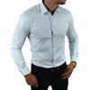 Espada Men's Wear Camicia classica dal taglio stretto azzurro ESP06 Grande S-3XL, Azzurro, S