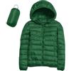 HEONSATI Giacca Donna Trapuntino Leggeri Piumino 100 Grammi Ripiegabile Imbottito Piumini con Cappuccio Invernale Antivento Taglie Forti Cappotto da Donna Mezza Stagione Antivento Giacconi Imbottiti Slim