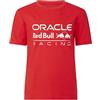 Red Bull Racing T-Shirt F1 Team Logo Formula Kids Formula Ufficiale 1 - Rosso - 14 Anni