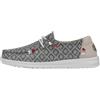 HEYDUDE Hey Dude - Scarpe da Donna Wendy Sox, Ricamo Grigio Scuro, 43