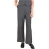 Amazhiyu Pantaloni di lana da donna a vita alta, pantaloni invernali, pantaloni lunghi, eleganti, larghi, da lavoro, con tasche e chiusura lampo, grigio., L