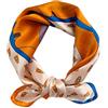 LumiSyne Sciarpe Di Seta Donna Foulard Quadrata Motivo Classico Pied De Poule a Quadri Stampata Cavallo Retrò Morbido Raso Foulard Piccolo Decorativo Copricapo Bandane Fascia Per Capelli Fazzoletto