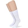 FERRUCCI COMFORT Calze sanitarie corte da uomo (6 Paia) in cotone - Contenitive - Non stringono, adatte anche ad anziani - Made in Italy (42/44, Marrone)