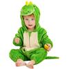 HAHASHOW Neonato Inverno Pagliaccetto,Bambino Animale Pigiama,0-36 Mesi | Con cappuccio, cerniera scorrevole, in flanella, lavabile in lavatrice, perfetto per il Carnevale e Halloween