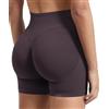 ZAAYO Pantaloncini sportivi da donna, per allenamento e allenamento, da 4,5, senza cuciture, per motociclisti