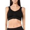 Goldenpoint Donna Intimo - Parte Alta del Completo Intimo - Bralette Seamless Active con Imbottitura Removibile Taglia L Colore Nero