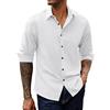 PJ PAUL JONES Camicia da uomo Camicette Vestibilità regolare Camicia da tempo libero Facile da stirare Camicia da lavoro moderna, bianco, M
