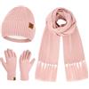 Bequemer Laden Sciarpa Donna Invernale Cappello Berretto Guanti Touchscreen