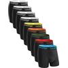 Lowbangge Boxer Uomo Cotone 9 Pezzi, Estremamente Confortevoli Traspiranti | Mutande Uomo Di Cotone Senza Etichette, Aderiscono Perfettamente Al Corpo, Delicate Sulla Pelle, Ideali Per L'Uso Quotidiano