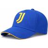 JUVENTUS Cappello Ufficiale Baseball Blu con Logo Giallo - Cappello Sportivo in Cotone con Visiera Curva - 100% Cotone - 2024006