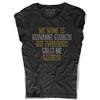 3styler T-Shirt Donna Nera Giorgio Moroder - My Name is Giovanni Giorgio - Punk Tshirt - Linea Amazink - Cotone Fiammato (Slub) 150 gr/mq