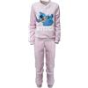 Disney Store Pigiama Disney Lilo e Stitch Donna Tg. XL Ragazza Lungo Invernale in Pile 7012