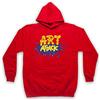 My Icon Art & Clothing Art Attack Kids TV Logo Buchanon Costume Adulti Felpa Rosso 2XL