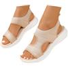 Sobzia Scarpe Donna Estive,Sandali Donna Estive Ortopedici con Zeppa Comodi Eleganti Sandalo Mesh Antiscivolo Lavabili Scarpe Estivo Morbida Punta Aperta Ciabatte Ortopediche Leggero Sportivi Beige 40
