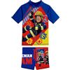 United Labels Sam - Costume da bagno in due pezzi, protezione UV 30, per ragazzi, blu, costume da bagno per bambini con camicia e costume da bagno