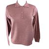 profili di Toscana - Polo Donna Manica Lunga 3 Bottoni, Maglia Donna Misto Lana Merinos 80% Made in Italy, Maglie Donna Eleganti, Lavorazione Fatta in Italia con Estrema Cura per i Dettagli