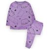 Pusheen the Cat Pigiama Pusheen Girl | Loungewear in Pile Viola per Le Giovani Donne T-Shirt a Maniche Lunghe e Pantaloni a Gamba Lunga Pigiama Completo | Regalo di Merchandising per Adolescenti