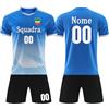 OPUTWDF Completi da Calcio Personalizzabili Bambino Uomo con Numero Nome Team Logo Divise Calcio Personalizzate