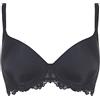 LORMAR Reggiseno Balconcino Lormar modello Mousse Pizzo, coppa C 4°NERO