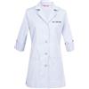 TAILOR'S Personalizzata Personalizzabile Ricamato Donna Camice da Laboratorio Bianca Abbigliamento da Lavoro e Divise Maniche 3/4