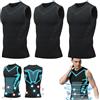 LIXQQS Gilet per Correzione Postura da Uomo, Shapewear Ionico, Canotta Confortevole in Seta Ghiacciata, Supporto per Schiena e Spalle, Maglia Traspirante