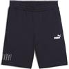 Puma - Pantaloncini sportivi da uomo in tessuto, con stampa grafica 9 Tr, Blu mare, L