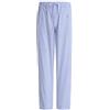 El Búho Nocturno Pantaloni Pigiama Uomo Lungo - 100% Cotone Flanella Invernale Caldo o Popeline Traspirante - Tasche Vita Elastica Coulisse Patta Bottoni - 100% Cotone, Blu 8945, XL