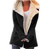 Generico teddy cappotto donna Piumino Donna Invernale Giacca a Vento Cappotto Curvy Invernale Giubbotto Elegante Parka Da Trench Coat Cappotti Lunghi cappotti da