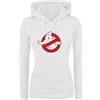 Vestin Felpa Donna con Cappuccio Basic Top qualità Top vestibilità - Ghost - Divertente Humor Made in Italy