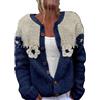 Cocila Felpa da Casa Donna con Marsupio Porta Gatto Coperta Pile Felpe Manga Ragazza Blu Bambina Zip Garzata Champion Oversized Sweatshirt Leopardata Calda Cappuccio Aperta Rossa