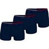 Tommy Hilfiger Uomo Pantaloncini Boxer Confezione da 3 Elasticizzati, Blu (Desert Sky/Desert Sky/Desert Sky), M