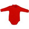SalGiu Body Lupetto Neonato Manica Lunga (3 pezzi) 100% Caldo Cotone Mezzo Collo Invernali (Rosso, 3 mesi)