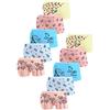 LOREZA ® 10 Mutandine da Bambina in Cotone - Modello Boxer - Stile Hipster - 2-13 Anni